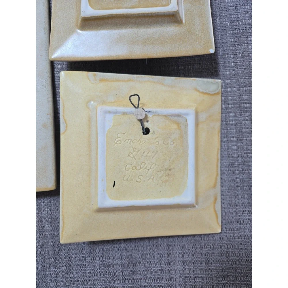 Vingtag Enchanto Co G117 Calif Usa 3D Apple‎ Wall Hanging Set Of 3